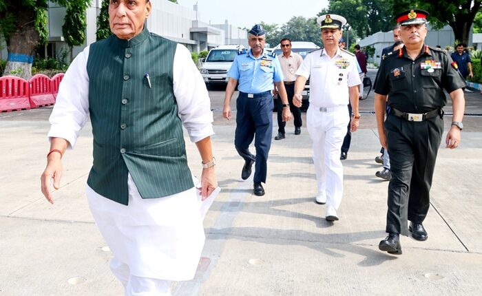 Indian Defence Minister Rajnath Singh