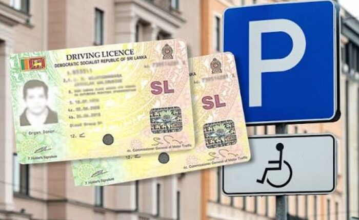 Licence persons disability