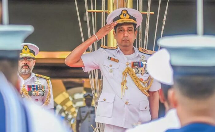 Navy farewell salute
