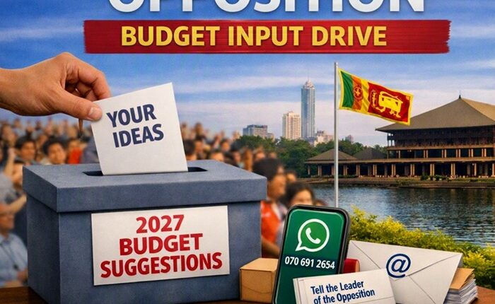 Opposition Budget input