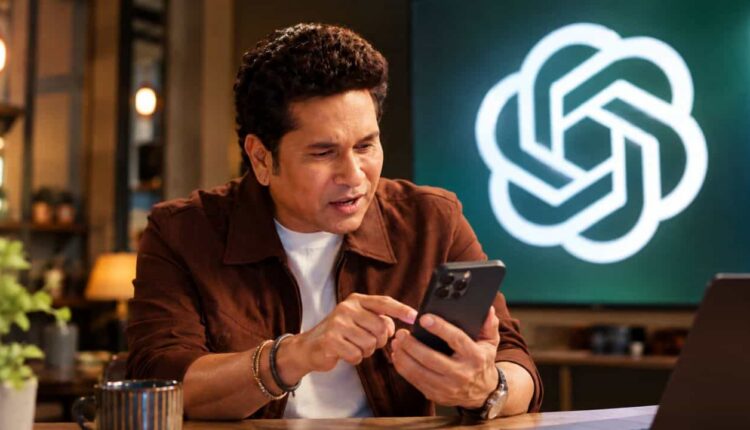sachin tendulkar announces partnership with openai chatgpt