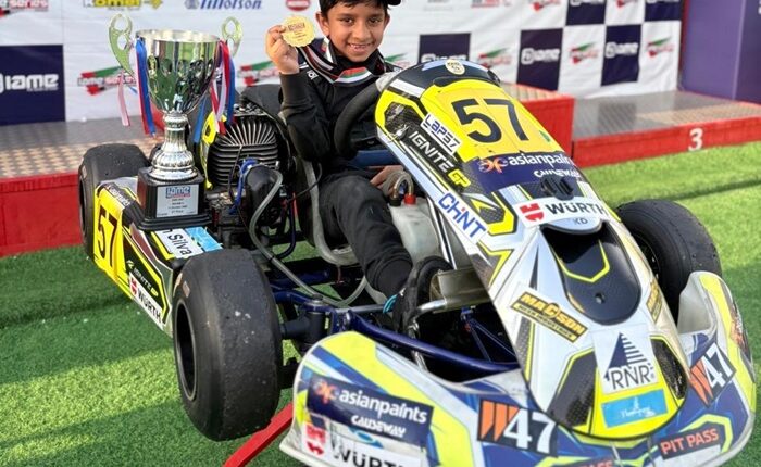 Avish Silva racing