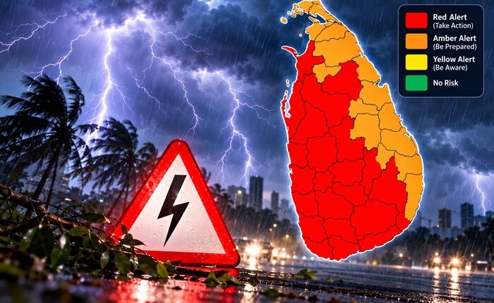 Lightning advisory alert