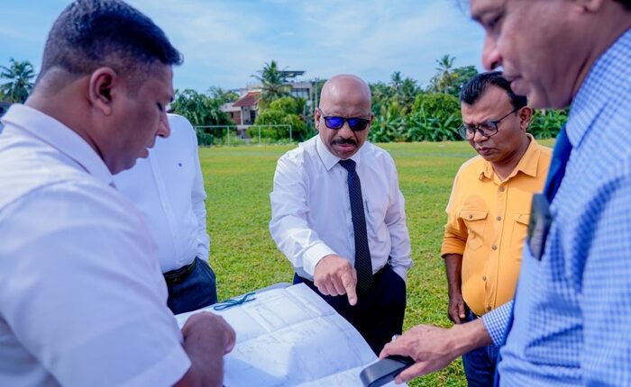 Nawinna grounds SPorts Minister