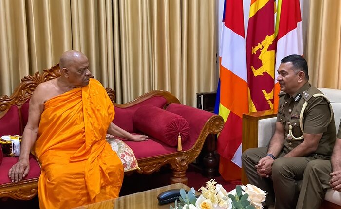 Prison officials Mahanayaka Theras