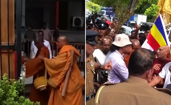 monk protest Budhdhasasana